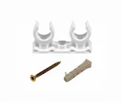 Inne mocowania - Un Uchwyt Podwójny 15Mm HT/556/K 5900950615567 - miniaturka - grafika 1