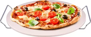 Kamień do pizzy okrągły z rączkami BBQ 33cm - Środki do kuchni i łazienki - miniaturka - grafika 2