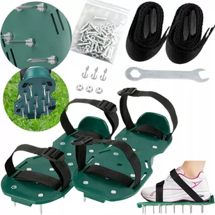 KADAX Aerator Duże Kolce Buty Do Napowietrzania Trawy Areator Wertykulator - Glebogryzarki - miniaturka - grafika 1