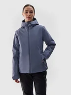 Kurtki damskie - Damska kurtka narciarska 4F 4FWAW24TTJAF572 - niebieska - miniaturka - grafika 1