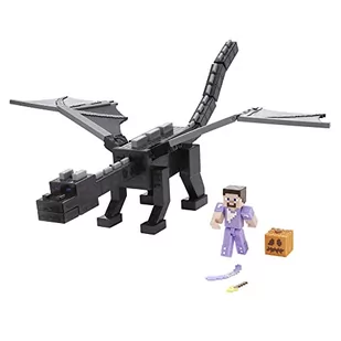 Figurka Minecraft Potężny Smok Kresu ENDERDRAGON + figurka Steve - Figurki dla dzieci - miniaturka - grafika 1