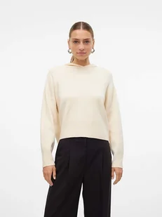 Vero Moda Sweter w kolorze kremowym - Swetry damskie - miniaturka - grafika 1