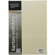 Dekoratorstwo - Galeria Papieru Karton ozdobny Premium 230g/m2 ORNAMENT KREMOWY NEW 20 arkuszy A4 205102 - miniaturka - grafika 1