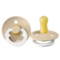 Hevea BIBS Smoczek Uspokajający z kauczuku BIBS VANILLA GLOW IN DARK M 200255 - Smoczki uspokajające - miniaturka - grafika 1