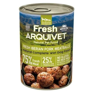 Arquivet Fresh klopsiki z wieprzowiny w sosie 400g - Mokra karma dla psów - miniaturka - grafika 1
