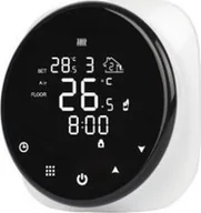 Grzałki do akwarium - Termostat do ogrzewania elektrycznego, 16A, WI-FI, okrągły, kolor czarny, model 001 - miniaturka - grafika 1