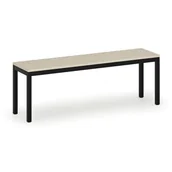 Wyposażenie sportowe i gimnastyczne - Ławka szatniowa, siedzisko - laminat, długość 1200 mm, brzoza - miniaturka - grafika 1