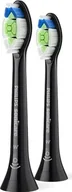 Końcówki do szczoteczek elektrycznych - Philips Sonicare W2 Optimal White HX6062/88 2 szt. czarny - miniaturka - grafika 1