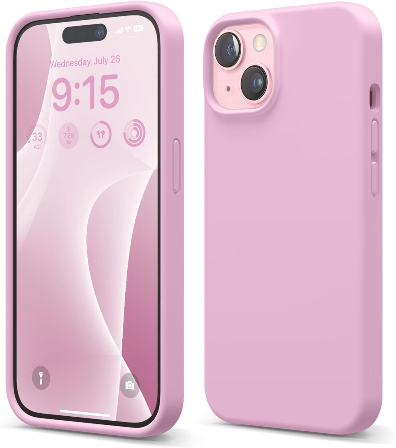 Elago Silicon Case do iPhone 15 Hot Pink