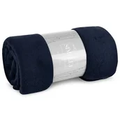 Koce - Koc SIMPLE1 150 x 200 cm granatowy - miniaturka - grafika 1