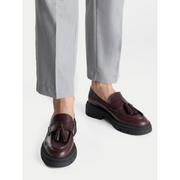 Loafersy Gino Rossi GRACE-I24-26375NB Bordowy