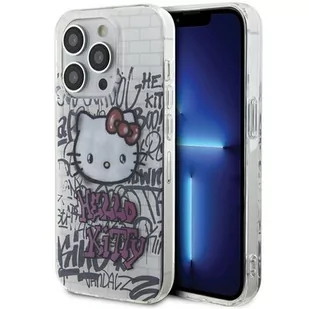 Etui HELLO KITTY IML Kitty On Bricks do Apple iPhone 13 Pro Max Biały - Etui i futerały do telefonów - miniaturka - grafika 1