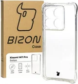 Etui i futerały do telefonów - Bizon Elastyczne etui Case Salpa do Xiaomi 14T Pro, przezroczyste - miniaturka - grafika 1