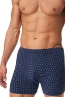 Majtki męskie - Wzorzyste bawełniane bokserki męskie MXH 760 - miniaturka - grafika 1