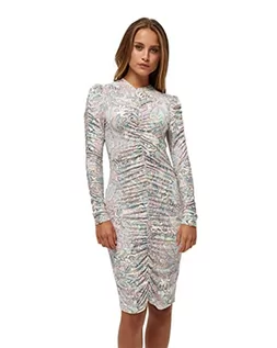 Sukienki - Minus Damska sukienka Rovia Jersey Casual, Color Blend Paisley Print, M - grafika 1