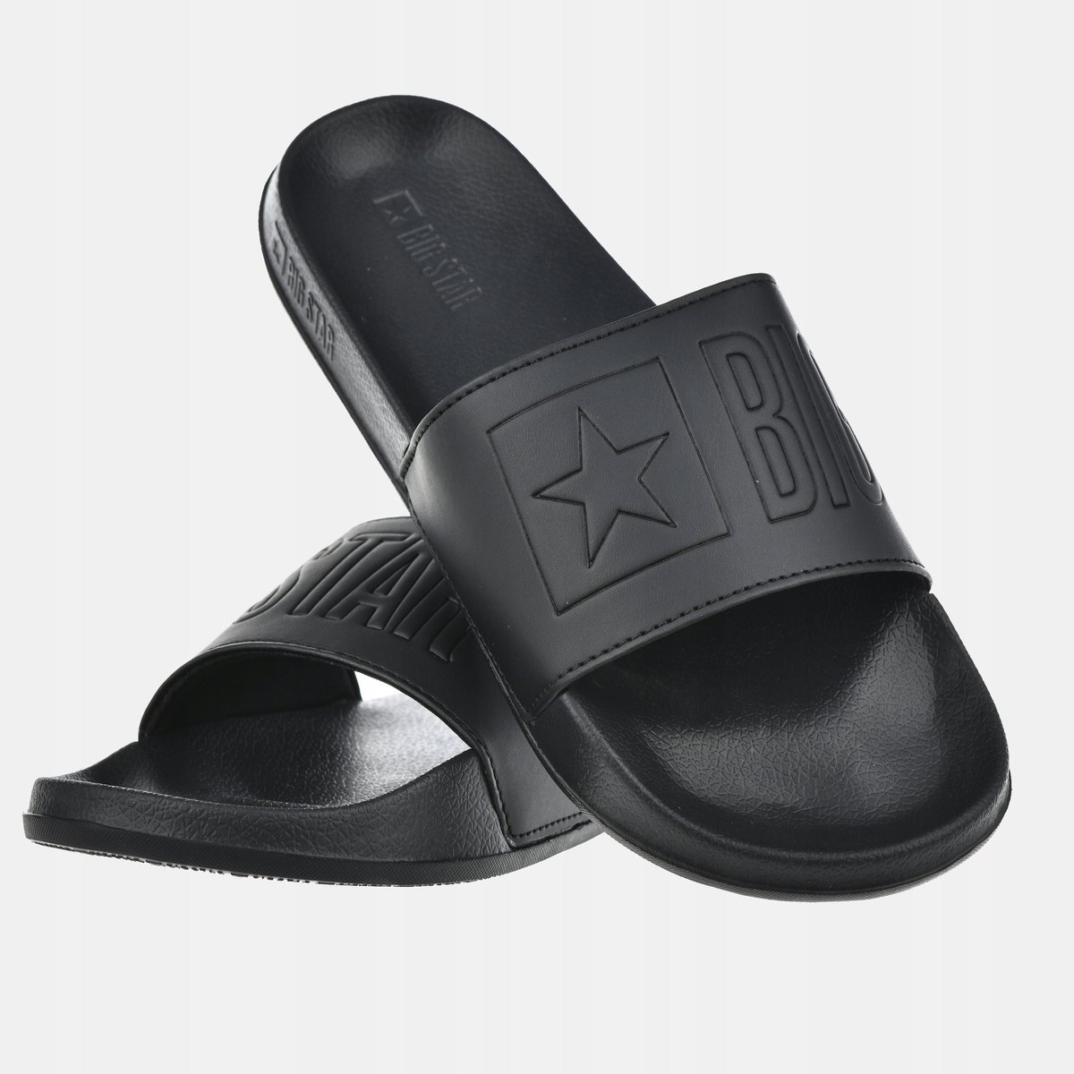 Klapki Męskie Big Star Gumowe Plażowe Basenowe Oo174030 Aw24