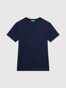 Koszulki dla chłopców - Benetton United Colors Of T-Shirt 3I1XC13E1 Granatowy Regular Fit - miniaturka - grafika 1