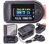Pulsoksymetry napalcowe - CMS 50D - PULSOKSYMETR MEDYCZNY NAPALCOWY PULSOMETR OLED - miniaturka - grafika 1