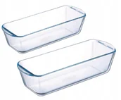 Formy do ciast - Zestaw 2 x forma keksówka 31 cm + 28 cm Pyrex - miniaturka - grafika 1