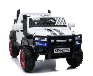 Super-Toys MEGA DZIP 4X4 MIĘKKIE KOŁA EVA MIĘKKIE SIEDZENIE PANEL FULL OPCJA 2x12V YSA026 uniwersalny 370672-uniw - Pojazdy elektryczne dla dzieci - miniaturka - grafika 1