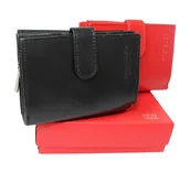 Portfele - Portfel Damski Skórzany Cavaldi PP-901-SCL RIFD Skóra Licowa Z Suwakiem Na Zewnątrz Odpinana Klapka 12 x 9 x 3 [cm] - miniaturka - grafika 1