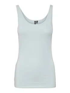 Vero Moda Top w kolorze błękitnym - Koszulki i topy damskie - miniaturka - grafika 1