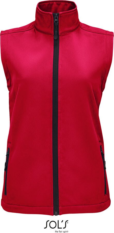 SOLS Bezrękawnik damski 2-warstwowy Softshell Gilet 02888 Rot Pepper Red M