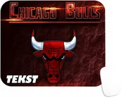 Podkładki pod mysz - PODKŁADKA POD MYSZKĘ Z NADRUKIEM CHICAGO BULLS PREZENT -TEKST -20X24 - miniaturka - grafika 1