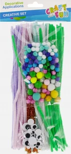 ZEST KREAT POMPON DRUT OCZY PASTEL 262EL CF 12 - Zabawki kreatywne - miniaturka - grafika 1