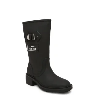 Twinset Actitude Kozaki BIKER | z dodatkiem skóry - Kozaki damskie - miniaturka - grafika 1