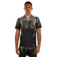 Kimona, stroje i obuwie - Venum Dry-Tech T-shirt Koszulka Techniczna Adrenaline Black/Sand - miniaturka - grafika 1