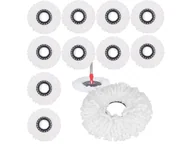 Miotły, szufle, mopy - 10X Zapas Wkład Do Mopa Obrotowego Obrotowy Okrągły Zestaw 10Szt - miniaturka - grafika 1