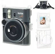 Torby fotograficzne i futerały - Futerał Sztywny Etui Pokrowiec Case Osłona Do Fuji Fujifilm Instax Mini 41 / Przezroczyste - miniaturka - grafika 1