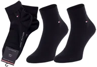 Skarpetki męskie - Tommy Hilfiger Skarpetki Stopki 2 Pary Black 342025001 200 47-49 - miniaturka - grafika 1