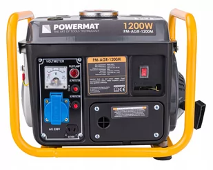 Agregat prądotwórczy Powermat PM-AGR-1200M 1500W 2KM 230V - Agregaty prądotwórcze - miniaturka - grafika 1