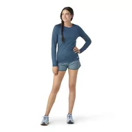 Bielizna sportowa damska - Damska koszulka termoaktywna Smartwool Classic All-Season Merino Base Layer LS twilight blue - XS - miniaturka - grafika 1