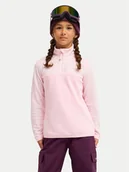 Bluzy narciarskie - Roxy Polar Alabama ERGFT04011 Różowy Relaxed Fit - miniaturka - grafika 1