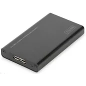 Obudowy i kieszenie na dyski twarde - DIGITUS Digitus Externes SSD, USB 3.0 mSATA, obudowa aluminiowa, chipset koperty: asm1153e, czarny DA-71112 - miniaturka - grafika 1