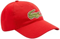 Czapki damskie - Lacoste Czapka, Czerwony, Rozmiar uniwersalny - miniaturka - grafika 1