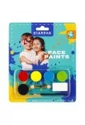 Farby do malowania twarzy 6 kolorów STARPAK 528371 - Podręczniki dla szkół podstawowych - miniaturka - grafika 1