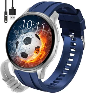 Rubicon RNCF11 Niebieski, Biały - Smartwatch - miniaturka - grafika 1