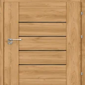 Drzwi wewnętrzne - Drzwi wewnętrzne pokojowe Vinci Nero dąb burgund 70 prawe Artens 5905996605022 - miniaturka - grafika 1