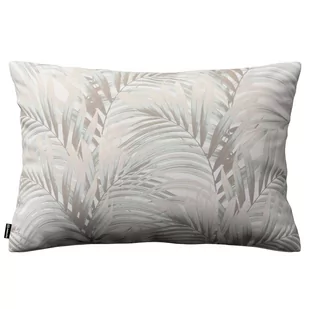 Dekoria Poszewka Kinga na poduszkę prostokątną beżowo kremowe liście palmy na białym tle w 60 × 40 cm Gardenia 108-142-14 - Poszewki na poduszki - miniaturka - grafika 1