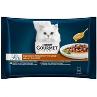 Mokra karma dla kotów - Karma dla kota GOURMET Perle Kurczak i wołowina (4 x 85g) - miniaturka - grafika 1
