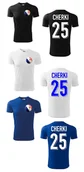 Koszulki sportowe męskie - Treningowa Koszulka FRANCE Rayan CHERKI 25 jr - miniaturka - grafika 1