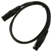 Kable - Kabel przewód DMX XLR 1 m pro snake 110 Ohm 3 pin - miniaturka - grafika 1