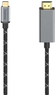 Hama Video Cable USB-C 1 5 m melna - Vads - Kable USB - miniaturka - grafika 1