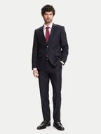 Garnitury - BOSS Garnitur H-Huge 50546121 Granatowy Slim Fit - miniaturka - grafika 1