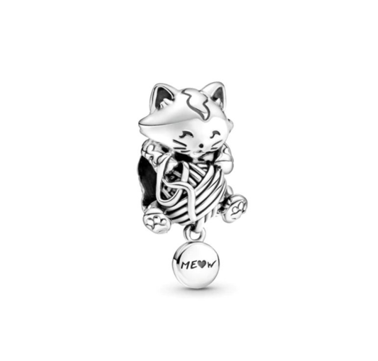 Srebrna zawieszka Ag 925 Charms kotek CH01121_2