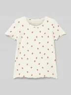 Koszulki dla dziewczynek - T-shirt o kroju regular fit z okrągłym dekoltem - miniaturka - grafika 1